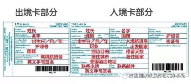 新版泰国出入境卡，国庆启用！做试管的姐妹们收藏起来~