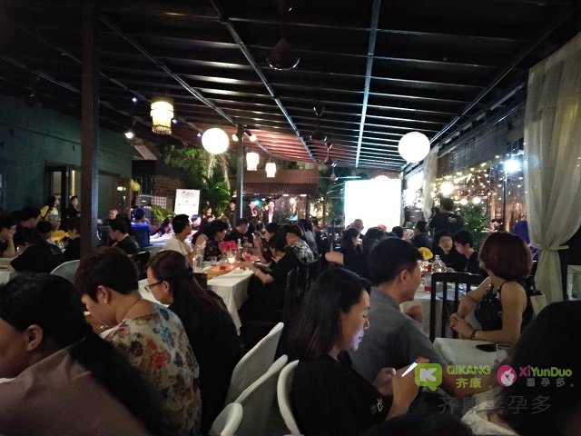 在Songket Restaurant, Kuala Lumpur自助餐厅，与MHTC共进晚餐