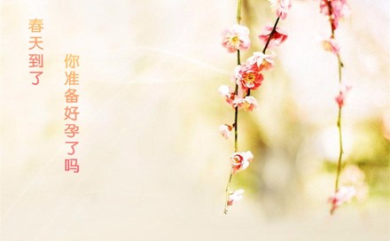 又经历了春节的各种催生，是时候在春季这个播种的季节怀宝宝了！