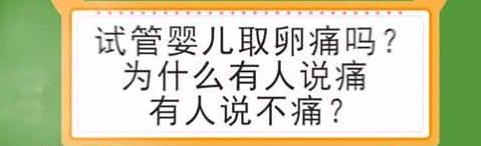 泰国三代试管婴儿取卵过程痛不痛？